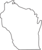 Wisconsin Outline Clip Art